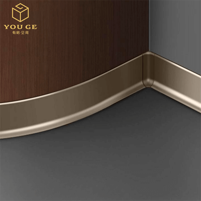 Decoration Material Building Materials Flexible Skirting Aluminum Profile Skirting