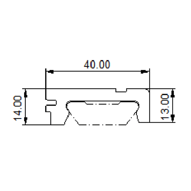 DG-4014P WPC Environmental Protection Waterproof PVC Laminated Skirting Flooring Tile