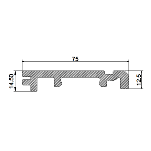 DG-02 Environment-Friendly Flame-Retardant Interior Decoration Material Skirting