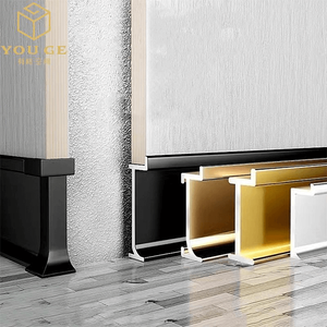 Embedded Series Aluminum Skirting Board Flooring Accessories