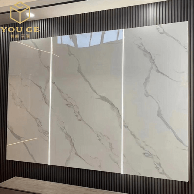 PVC Marble Sheet 122x244cm Wall Cladding Interior Wall Panel