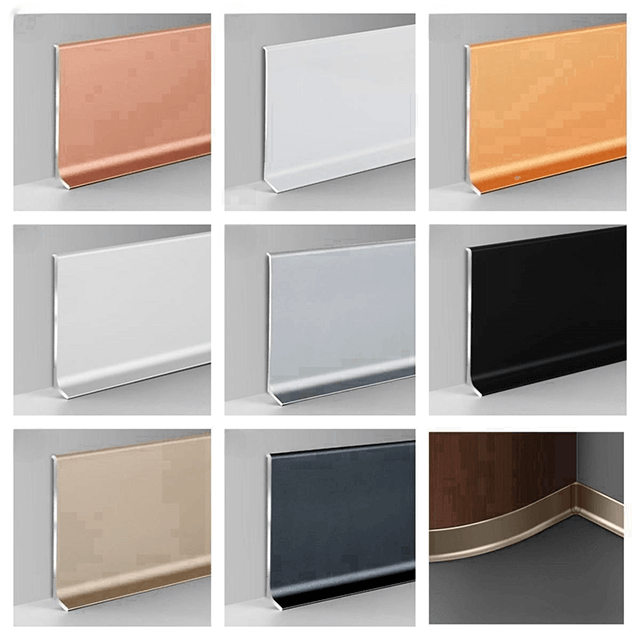 Decoration Material Building Materials Flexible Skirting Aluminum Profile Skirting