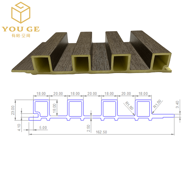 Wall Panel Decorative 3D Simulation Wood Grain Solid Wall Cladding