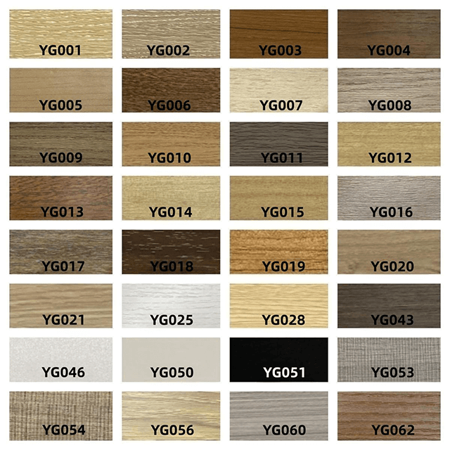 DG-5012G Decoration Building Material WPC PVC Film Covered Flooring Skirting