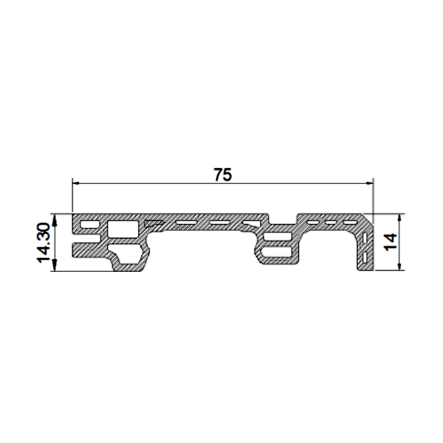 DG-01 Flooring Accessories Building Material WPC Skirting Waterproof And Fire Resistant Accesseres