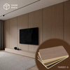 WPC Panel Board Supplier Modern Luxury Interior Decoration Textured Surface Wood Veneer Wall Board for Living Room