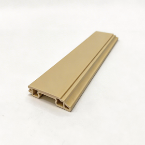 Sound Insulation WPC Skirting Board Decorative WPC Baseboard Wall Corner Moulding