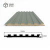 Wood Slat Panels for Wall WPC Modern Simple Wall Covering Waterproof Villa Use Slat Wall Panels