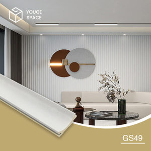 Wood Slat Panels for Wall WPC Modern Simple Wall Covering Waterproof Villa Use Slat Wall Panels