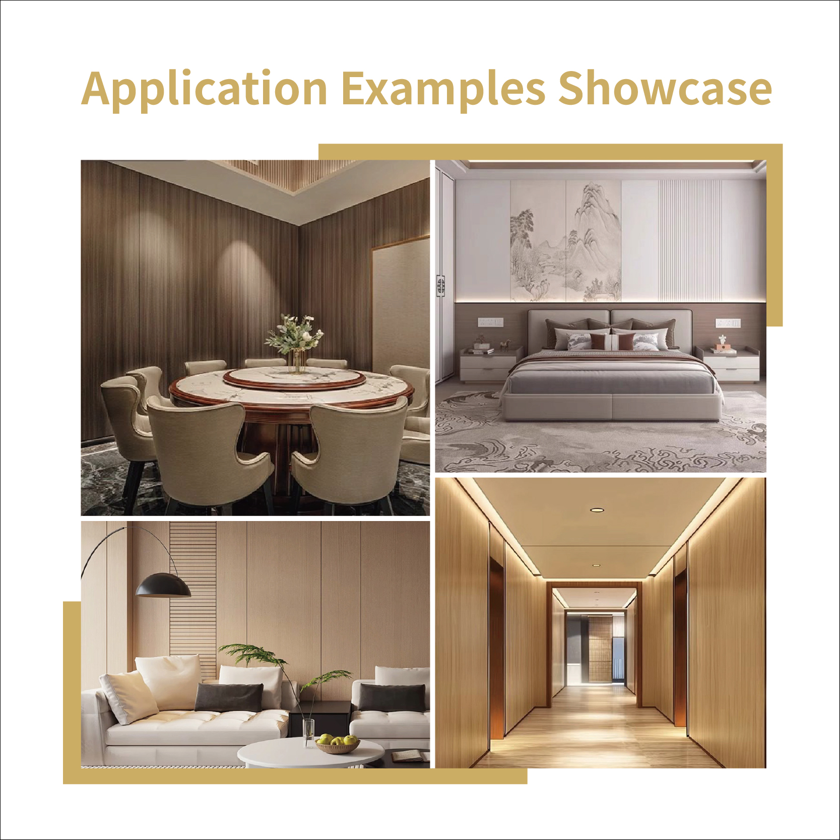 Wall Panels & Boards Factory Premium FSC Certified Waterproof Easy Installation Interior Decoration Wall Board for Living Room