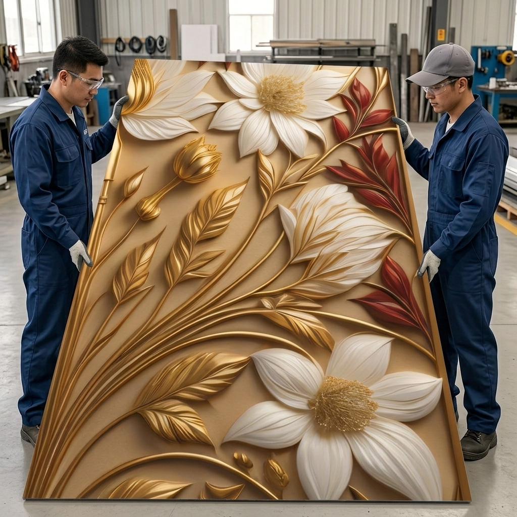 WPC 3D Printed Wall Panel Pvc Ceiling Tiles Wall Panel Print Stretch Pvc 3d Led Wallpaper for Llivingroom Walls