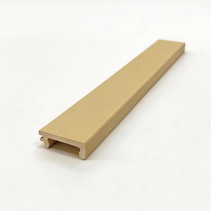 Hollow WPC Skirting Board Light Weight WPC Baseboard Easy Transportation