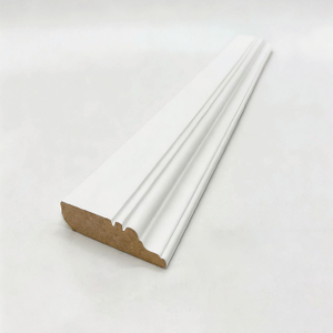 Interior MDF Baseboard Hot China Supplier Interior Decor Skirting Board with WPC Skirting Line Factory Price