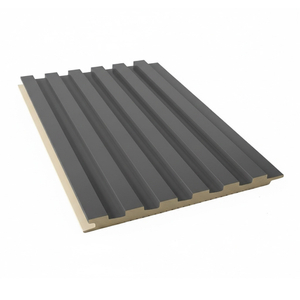 Wood Slat Panels for Wall WPC Modern Simple Wall Covering Waterproof Villa Use Slat Wall Panels