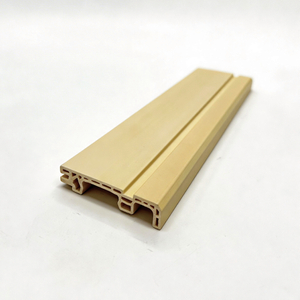 Waterproof WPC Baseboard Moisture Resistant WPC Skirting Board For Kitchen Toilet