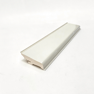 Solid WPC Skirting Board High Hardness WPC Baseboard For Heavy Traffic Area