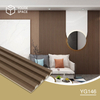 Wood Slat Panels for Wall WPC Modern Simple Wall Covering Waterproof Villa Use Slat Wall Panels