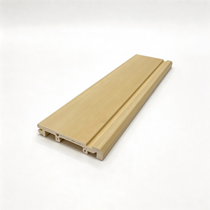 White WPC Skirting Board Multi-Size WPC Baseboard For Interior Wall Decoration