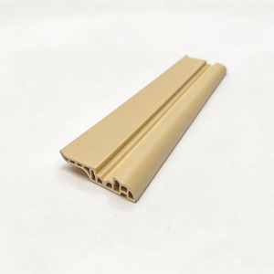 Construction Grade WPC Skirting Board Project Use WPC Baseboard