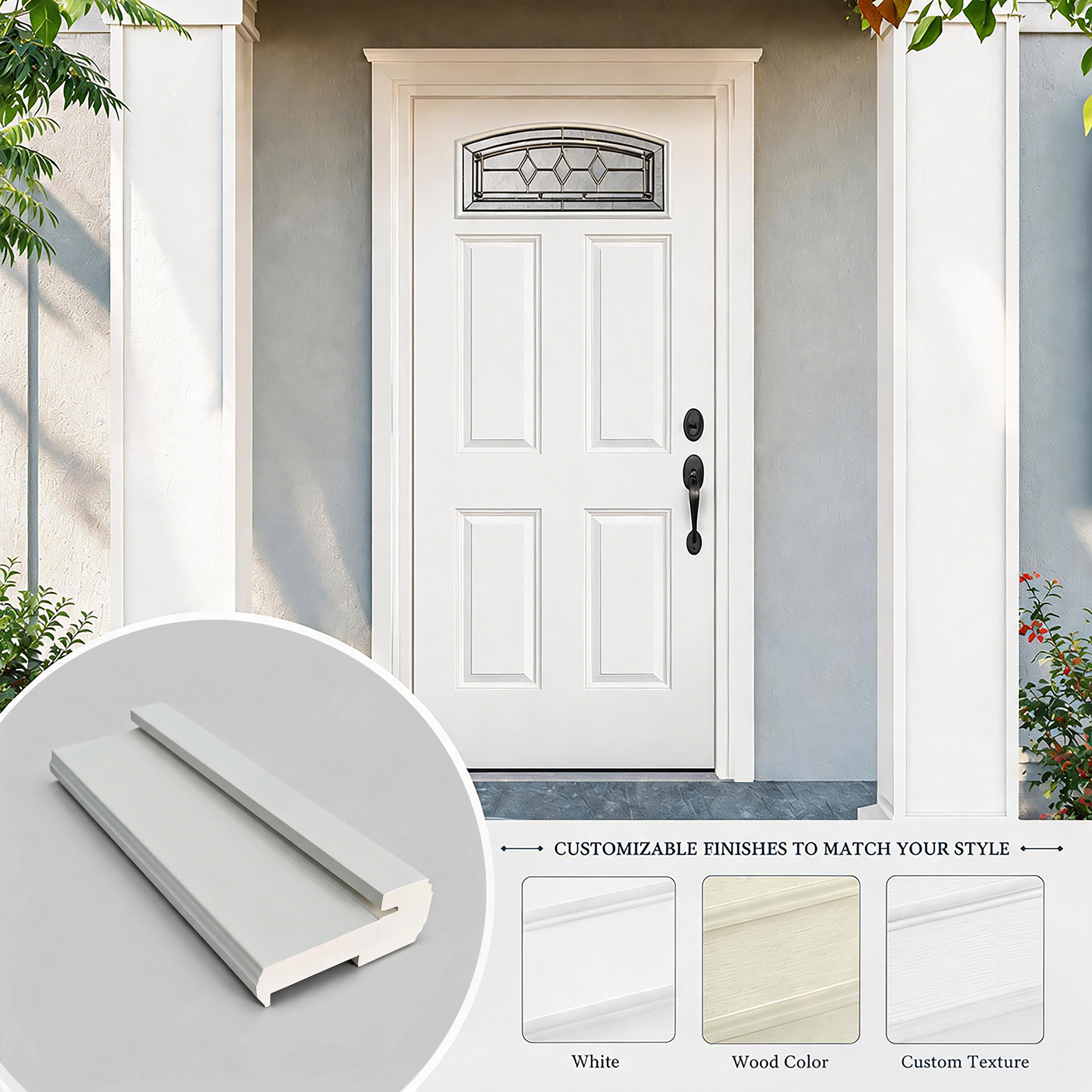 pvc door frame Casing modern design interior wood doors prices pvc soundproof interior door with frame interior doors