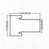 Door Jambs 3-1.2 Reinforced Mull Post Wpc Door Jamb Doors with Jamb Wooden Jamb Door Prehung Door Jamb Carved Door Jamb