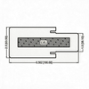 Pvc Door Frame LVL Wood Core 6-9/16" Reinforced Mull Post Pvc Plastic Profile for Door and Window Frame