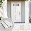 Door Jambs 6-9.16 Flushpanel Door Pre Hung Adjustable Split Jamb Exterior Pvc Door Jamb
