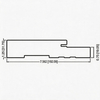 Door Jambs Wood Grain Casing Door Frame Kit Exterior Door Jamb Frame Kit Lead the Industry Low Price PVC Door Frame