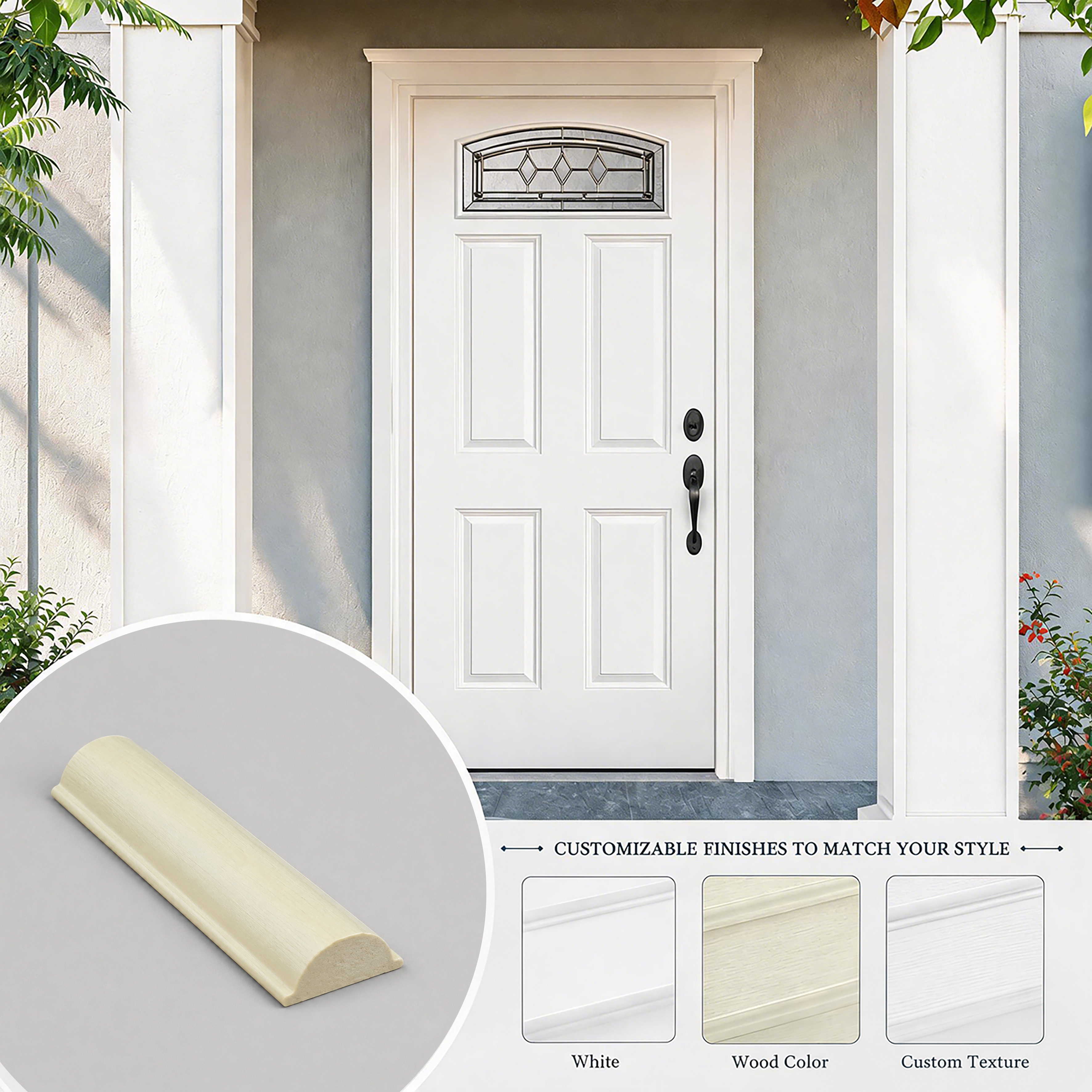 Door Jamb Wood Frame 1.25InchSDL Hot American Market Kerf Mounted Weather Strip for Wood Door Frame Seal Jamb Weather Seal Strip